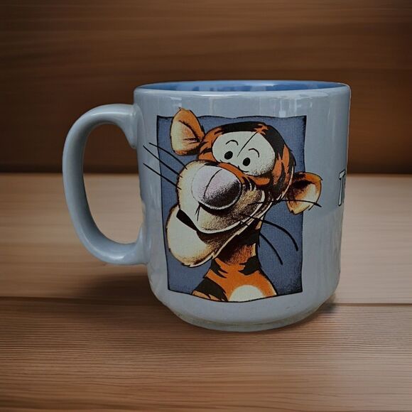 Disney Winnie the Pooh TIGGER Double Sided Coffee Mug Blue - Picture 6 of 10
